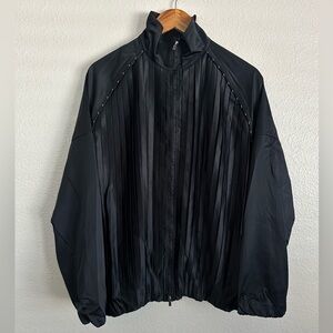 Nike Sportswear Pleated Satin Collection Track Jacket HJ0516 Women’s Size Small